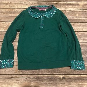 Little bird green sweater collared
